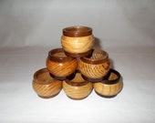 WOODEN NAPKIN RING Set of 6 pcs