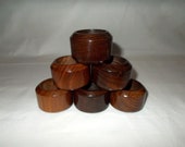 WOODEN NAPKIN RING Set of 6 pcs