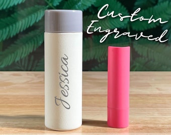 Insulated Lipstick Case - Custom Name Engraving - Protect your lipstick case from melting | M1