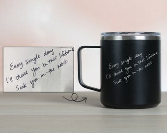 Handwriting Mug Etsy
