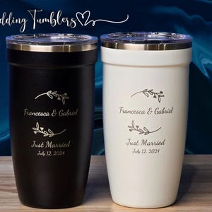 Personalisierter Hochzeitsbecher • Anpassbare Hochzeitsgeschenke • Warme Groomsmen Becher • Brautjungfer Becher • Geburtstagsgeschenk P16