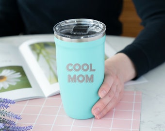 COOL MOM Tumbler, Best Gifts for Mom, Personalized Gift for Mom, Mother's Day Gift, Custom Engraved Tumbler, Coffee Tumbler • P16