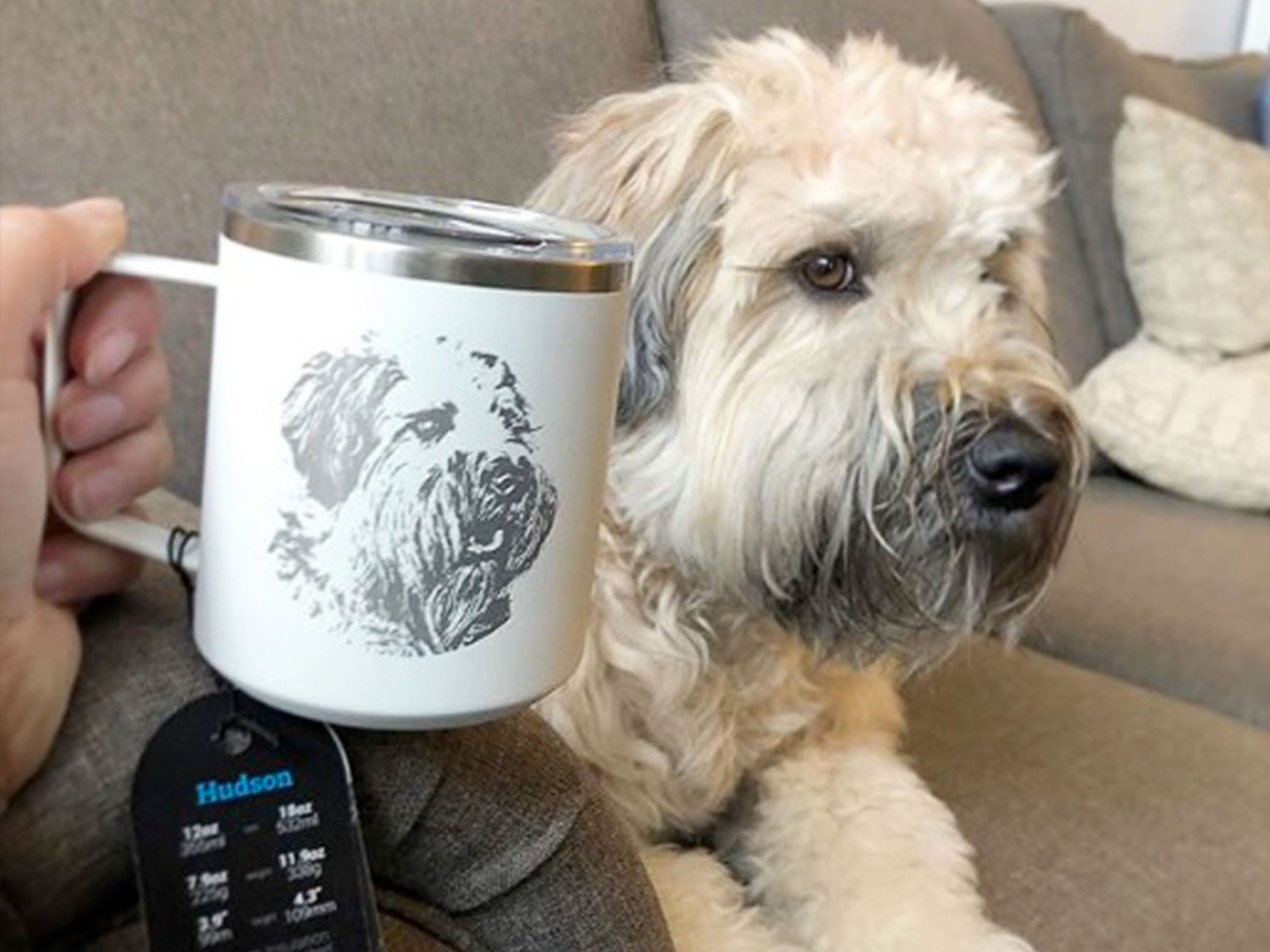 Dog Photo Mug Custom Pet Photo Mug Personalized Gift for Dog Etsy