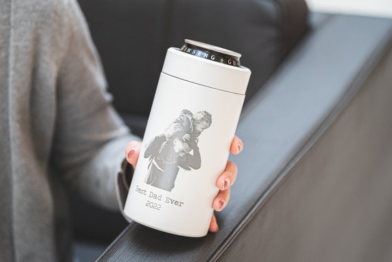 Custom Engraved Tall Can Cooler Personalized 16 Oz Can Cooler Can Tumbler  for Men Custom Photo Engraved Tumbler L16 
