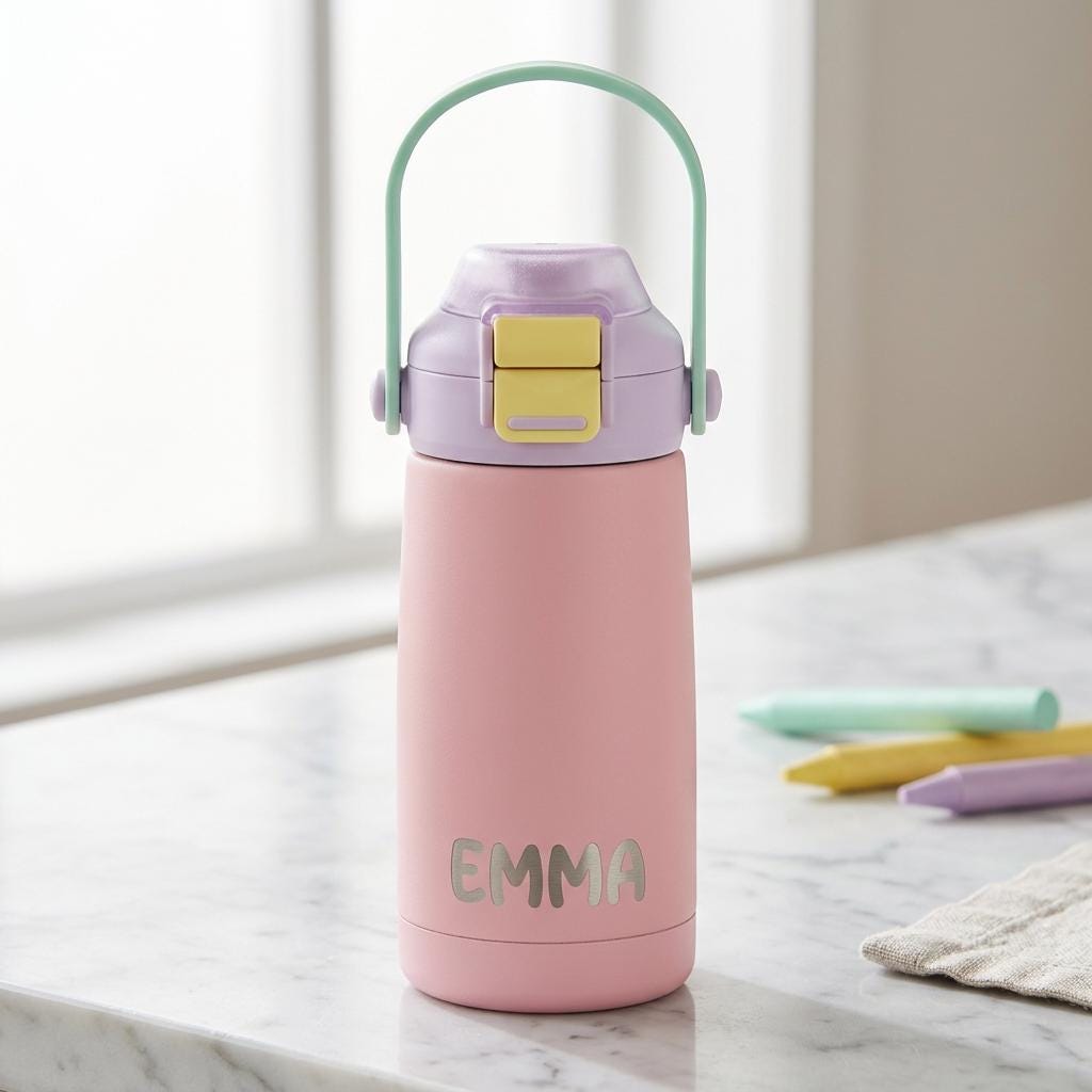 Fringoo Kinder-Trinkflasche 650 Ml – Auslaufsicher Mit Tragegriff & Klapphalm – BPA-frei Für Schule & Ausflüge Fringoo Kinder Wasserflasche 650 Ml