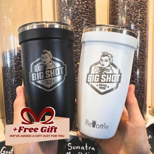 Logo Engraved Tumbler, Business Travel Mug, Employee Gift, Corporate Appreciation, Leakproof Lid, Custom Brand Drinkware •  P16