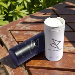 Personalized 12oz Skinny Tumbler: Custom Engraved Coffee Cup Corporate Logo Gift Groomsmen Bridesmaid Proposal Insulated Travel Mug