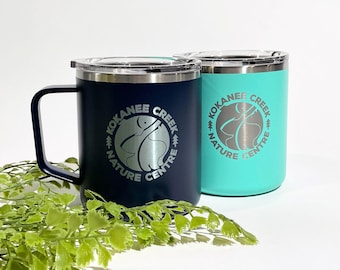 Employee Appreciation Gift, Personalized Tumbler with Logo, Laser Engraved Corporate Coffee Cup