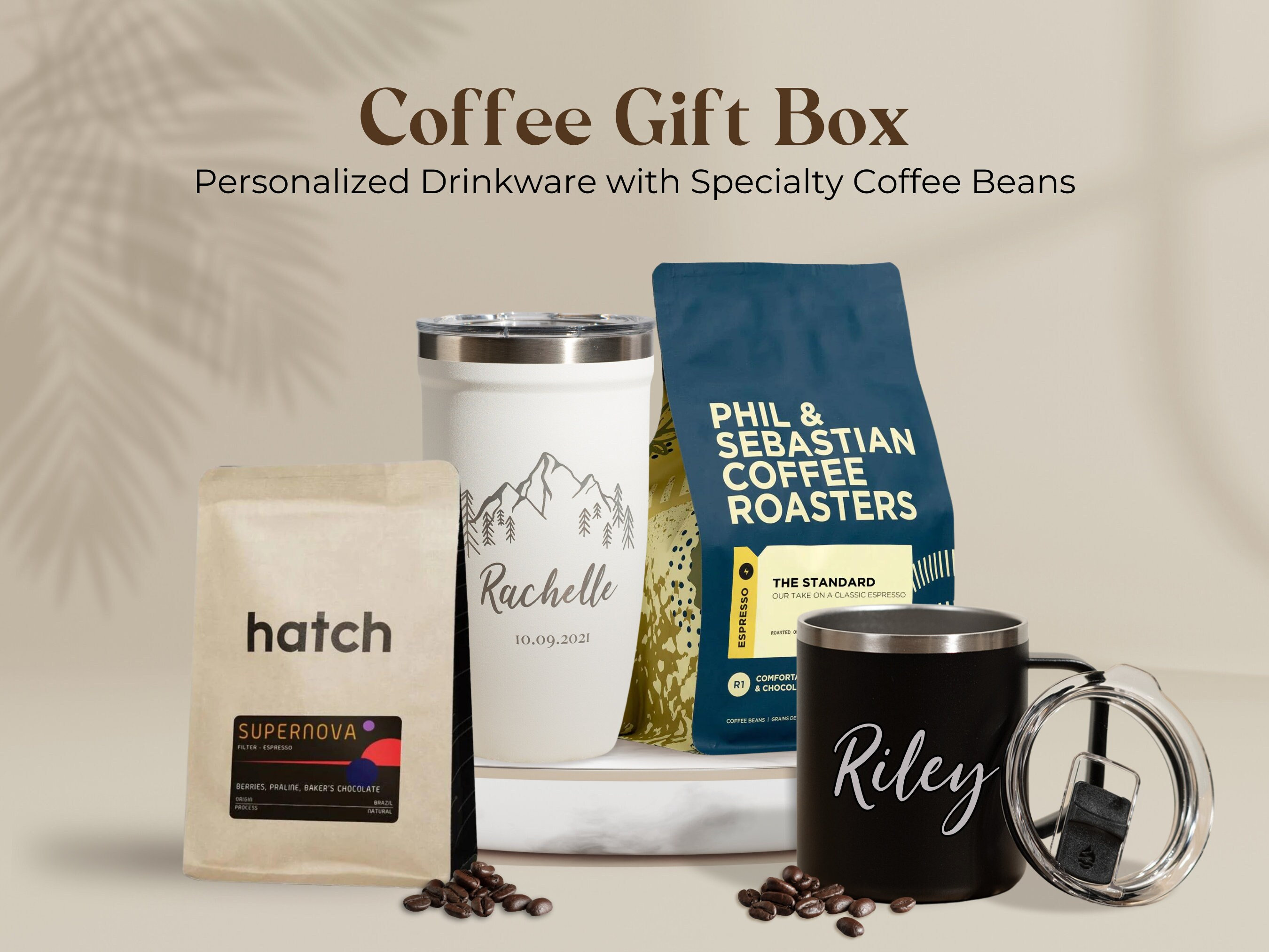 Coffee Gift Box With Yeti Mug, Coffee Lovers Gift Set, Yeti Rambler Mug &  Coffee, Chocolate Covered Coffee Beans, Coffee Gifts