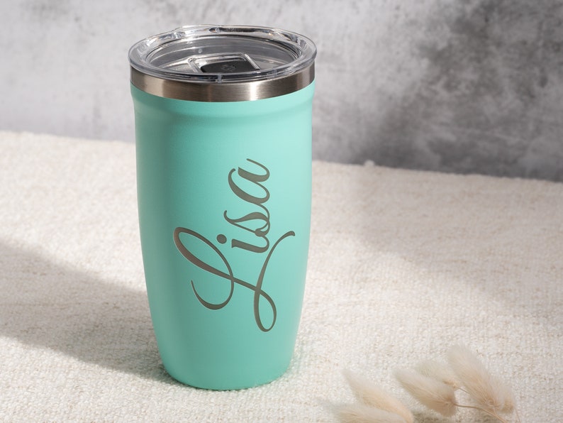 Vertical Name Engraved Tumbler Personalized Name Tumbler Etsy Canada