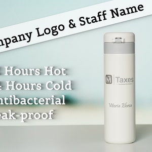 Gifts For Employees. Corporate Gift Ideas. corporate gifts with logo. Personalized Tumbler with Leak-proof lid • E160LO