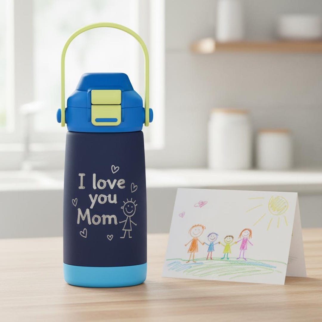Personalized Kids Water Bottle, Custom Name Engraved, Insulated ...