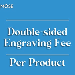 Double-Sided Engraving Fee