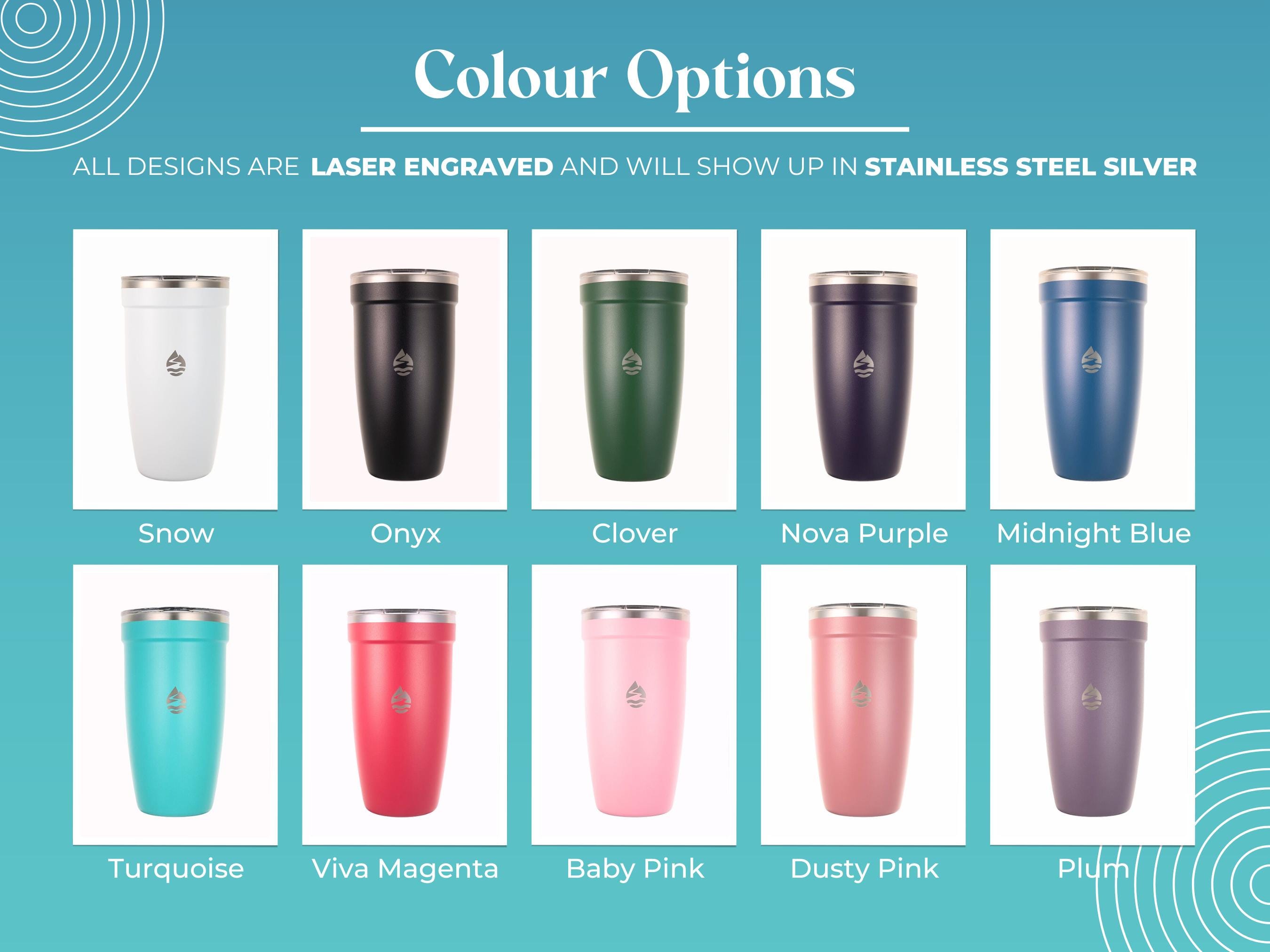 Personalized Father&#39;s Day Gift • Photo Engraved Dad Tumbler • Gifts for him • Dad and Daughter Portrait • Insulated Coffee Travel Mug • P16