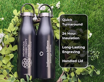 Botella de agua con el logotipo de la empresa, termo personalizado de 21 oz, regalo corporativo personalizado, botella de agua de marca