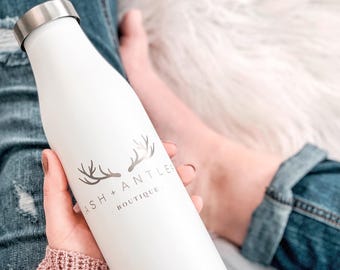 Custom Logo Water Bottle, Insulated Flask, Corporate Gift, Personalized Company Logo