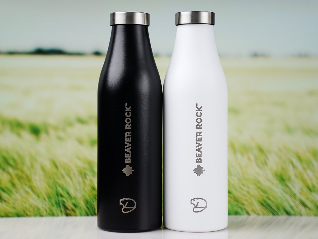 Custom Logo ENGRAVED Water Bottle 28 Oz, Personalized Logo Gift, Water Bottle Insulated