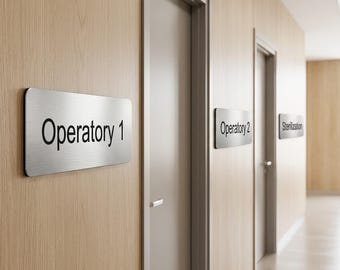 Exam Room Signs, Engraved Clinic Room Sign, Dental Operatory Sign, Medical Office Door Sign, Treatment Room Plate, Custom Office Sign