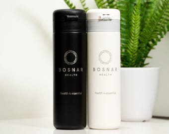 Corporate Gift Logo Tumbler, Engraved Bulk Employee Gift, Personalized Insulated Travel Mug