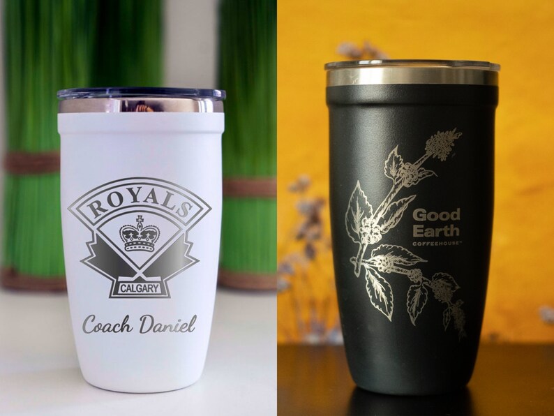 Vertical Name Engraved Tumbler Personalized Name Tumbler Etsy Canada