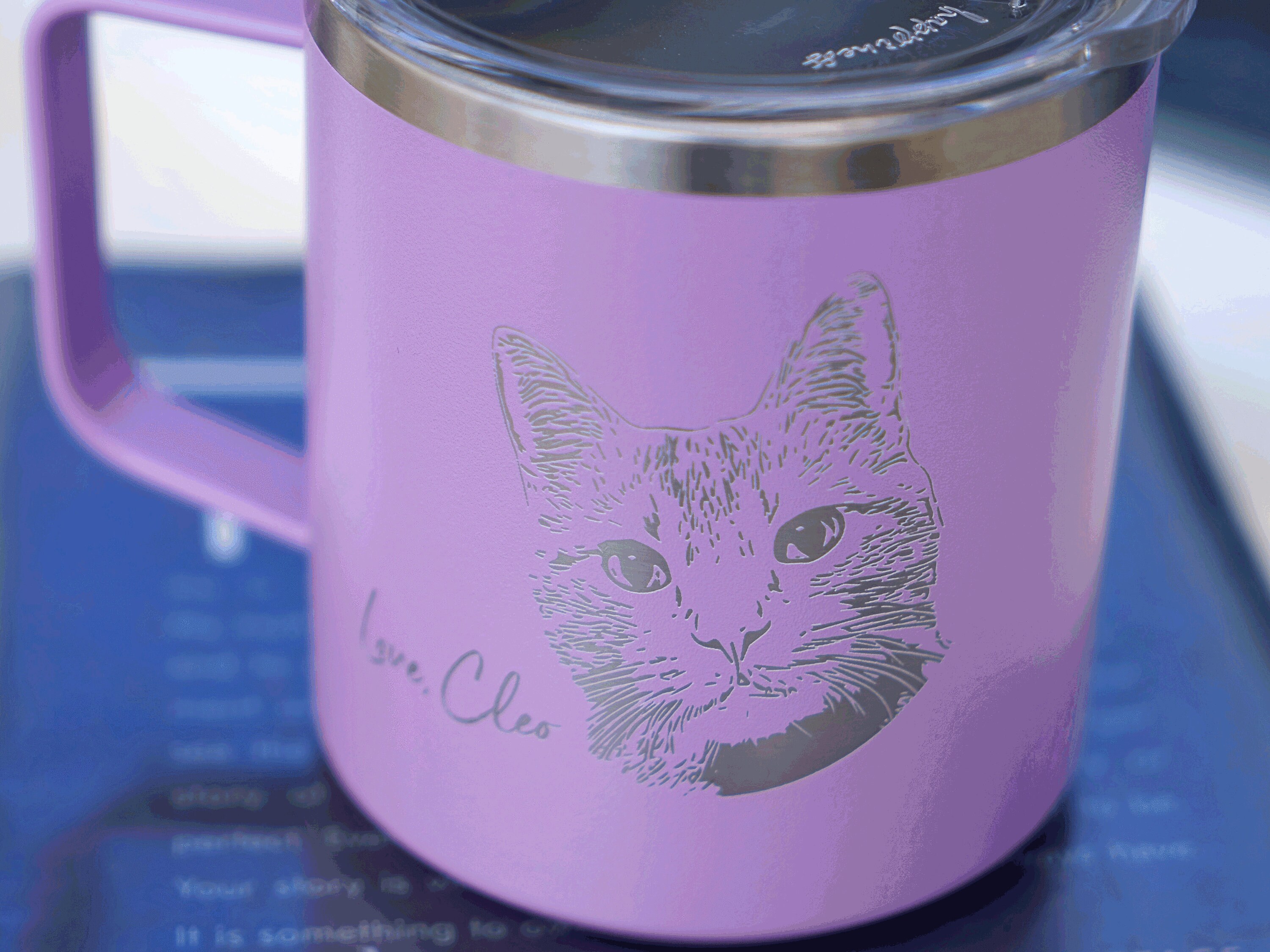 Cat Photo Mug Custom Coffee Mug 12 oz Cat Owner Gift Custom Etsy