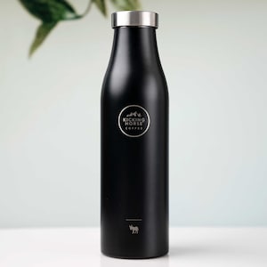 Add Your Own Logo, Custom Corporate Logo Laser Etched, Water Bottle Insulated 21 oz, Promotional Water Bottle • R210LO