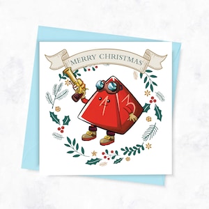 Pack of 5 Dnd Christmas Cards Dungeons and Dragons Christmas | Etsy