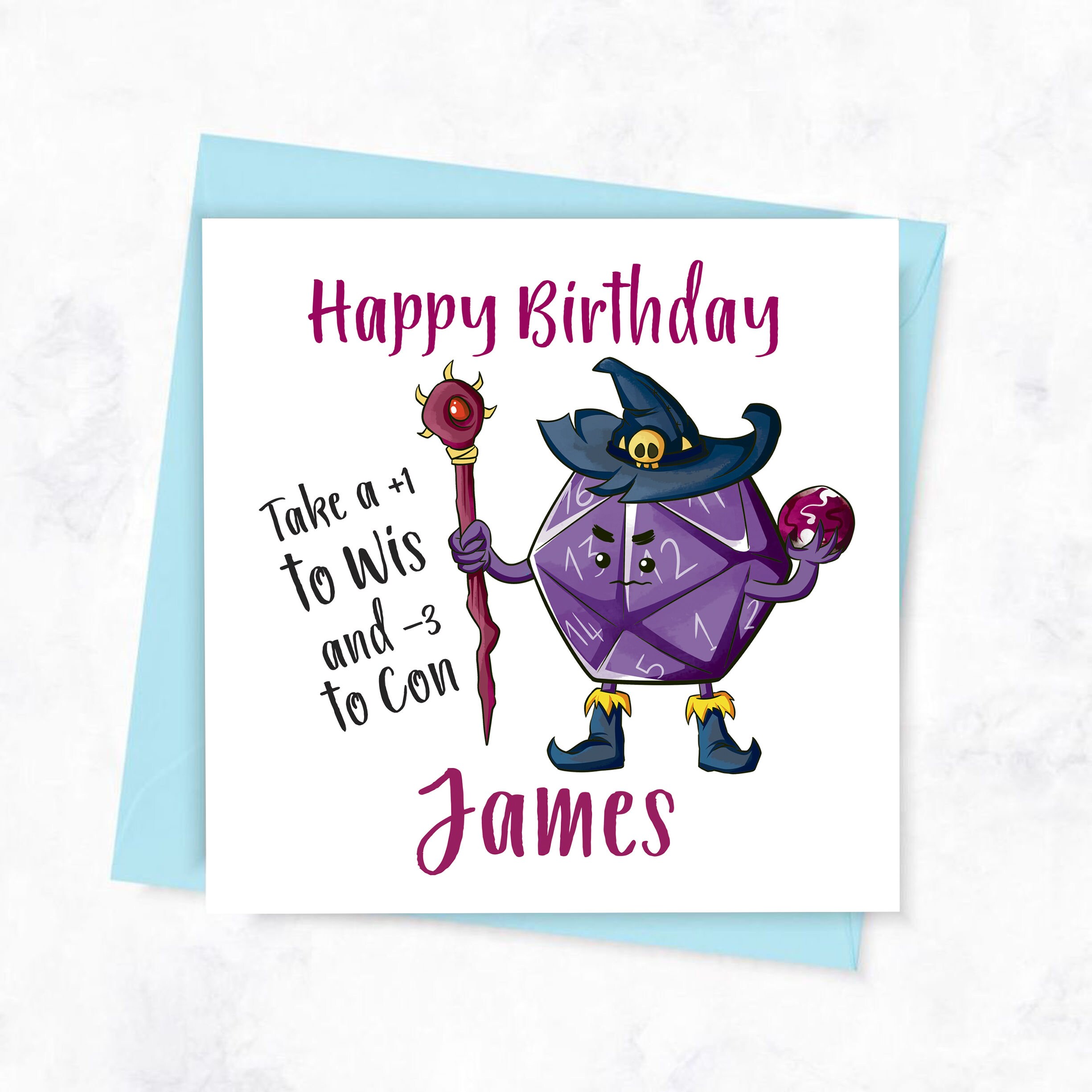D&amp;D Birthday Card Dnd Birthday Card Dungeons and Dragons - Etsy Ireland