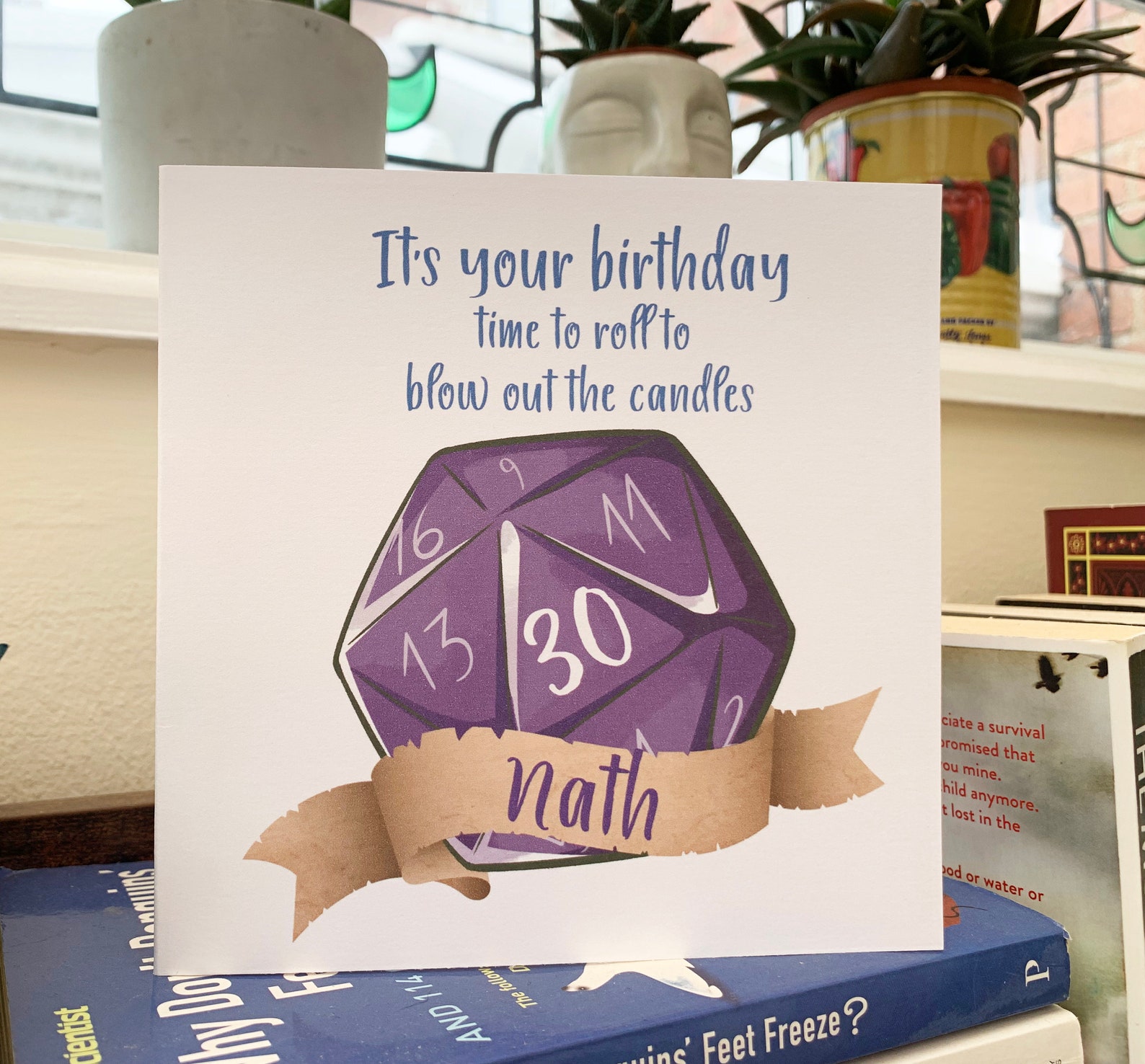 30th Birthday D&amp;D Personalised Birthday Card DnD Birthday | Etsy