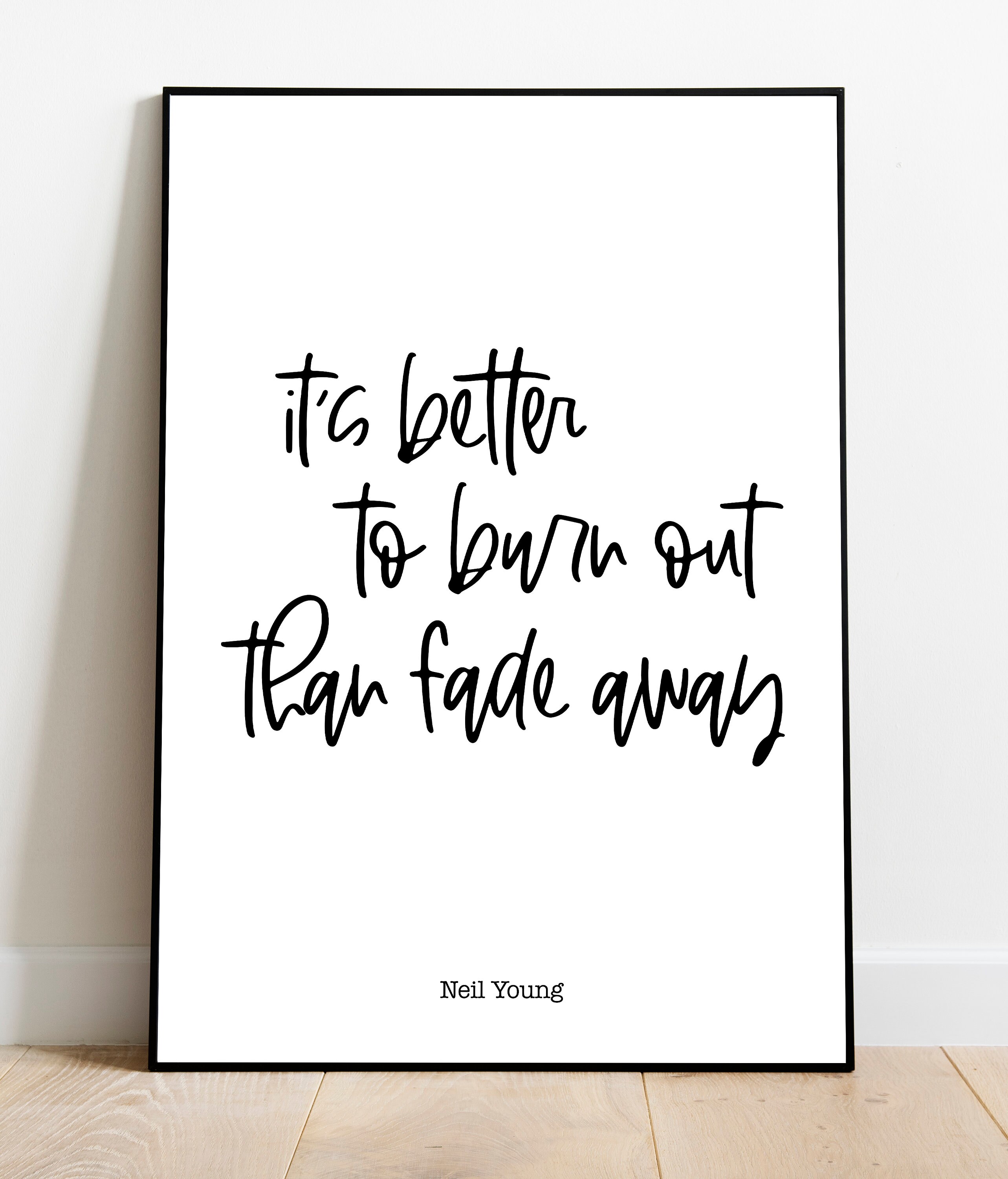 My My Hey Hey Song Lyrics By Neil Young Its Better To Burn Etsy My my hey hey song lyrics by neil young its better to burn etsy