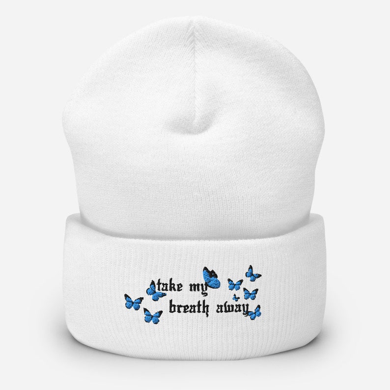 Butterfly Cuffed Beanie