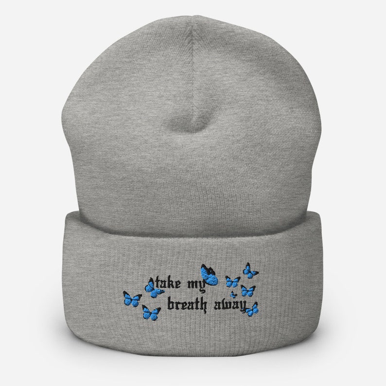 Butterfly Cuffed Beanie