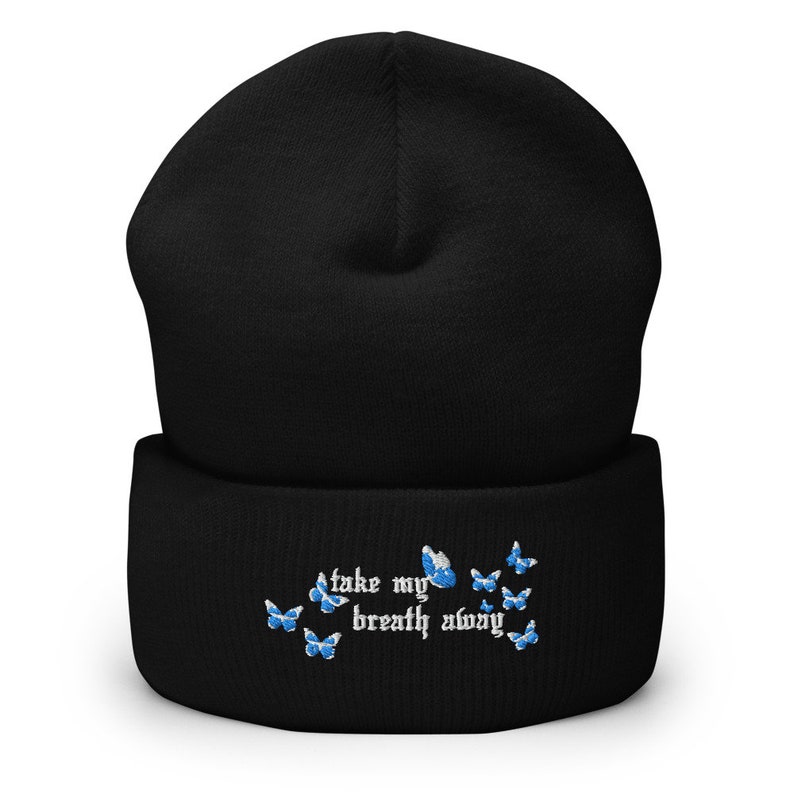 Butterfly Cuffed Beanie