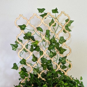 Moroccan Trellis - - Rubber coated stakes