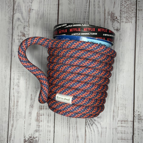 Ice Cream Pint Cozies - UPCYCLED Rock Climbing Rope  - MULTIPLE COLORS