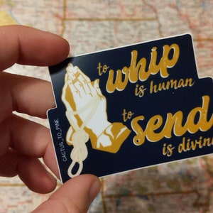Goddelijke Whip Rotsklimmen Sticker