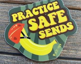 Safe Sends Climbing Sticker