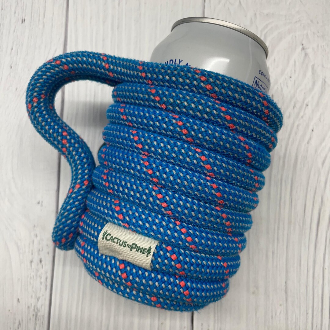 Can Cozie – Handmade From Upcycled Climbing Rope | 3 Sizes Available - Etsy