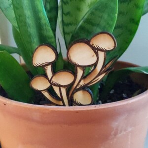 Mushroom Trellis Plant Set Acessorie - WOODEN or BLACK ACRYLIC imagem 6