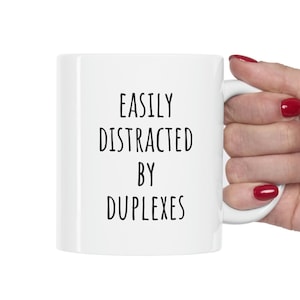 Funny Real Estate Investor Coffee Mug Gift, Real Estate Investing In Duplexes, Funny Real Estate Joke Mug