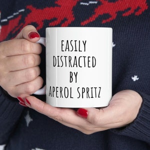 Taza de café amante de Aperol Spritz, regalo de cóctel, regalo de Aperol Spritz