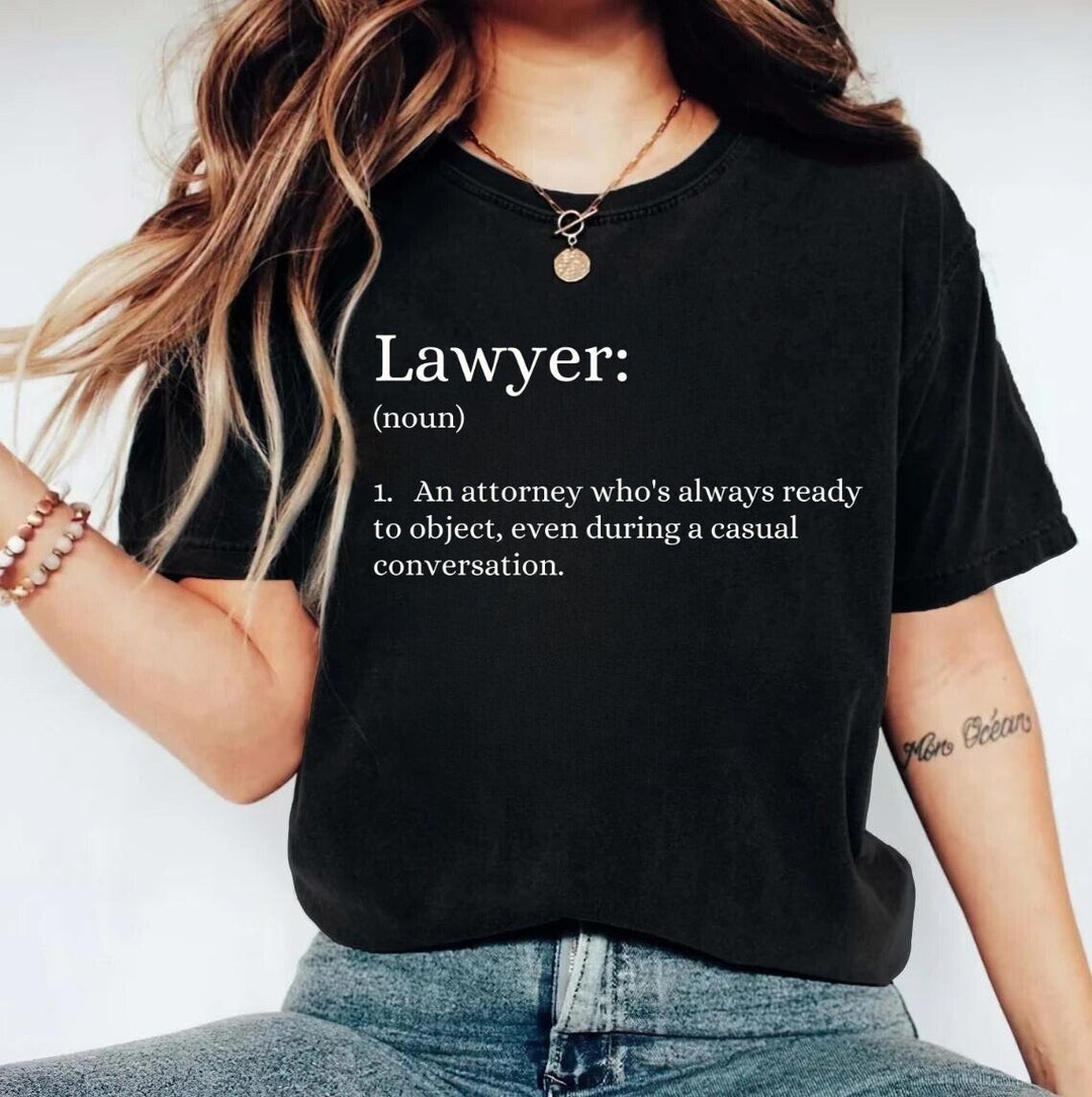 Law School Funny Lawyer Definition Shirt Gift for Lawyer, Law Student Graduation Gift, Attorney