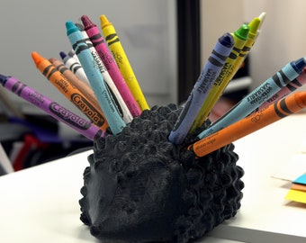 Hedgehog Desk Crayon/Pencil Holder