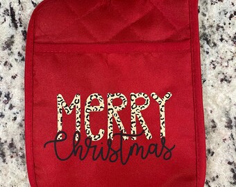 Merry Christmas Potholder