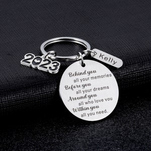Graduation KeychainBehind you All your memoriesGraduation image 1