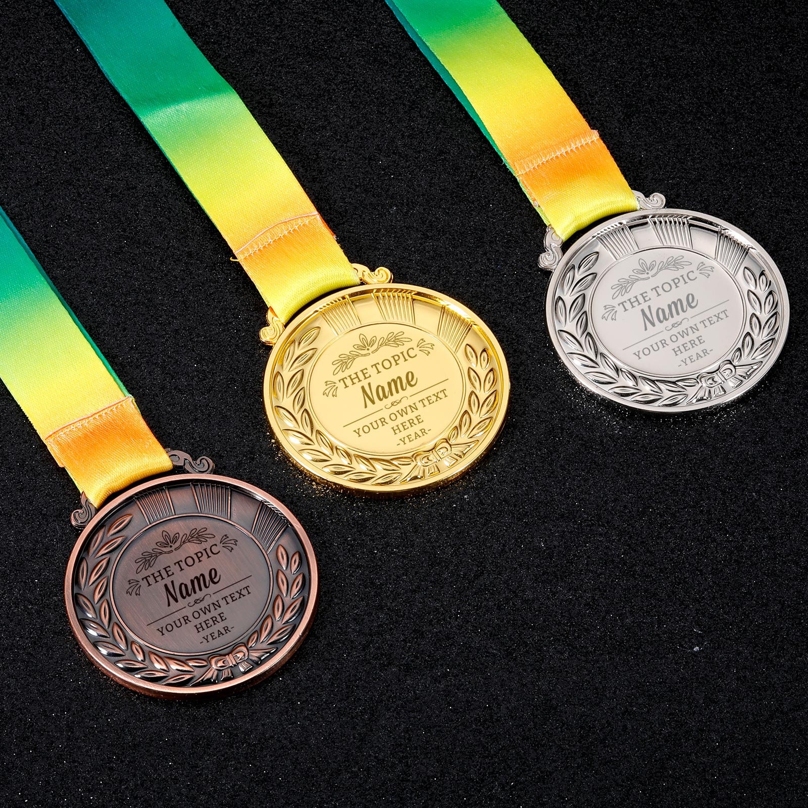 Award Medals Custompersonalized Medalsaward Medals Etsy Hong Kong