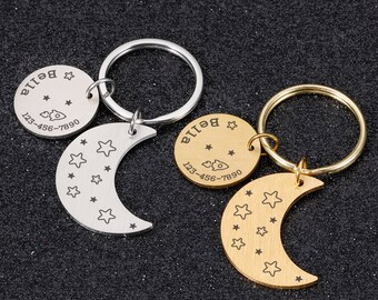 rocket shaped dog tag