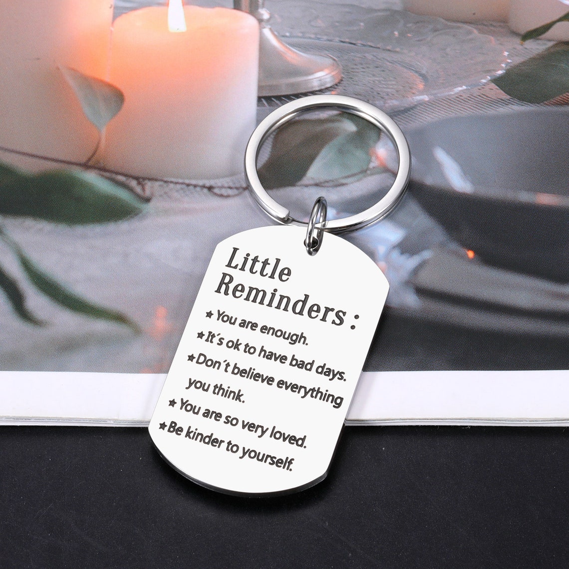 Little Reminders Keychainmental Health Giftyou Are Etsy