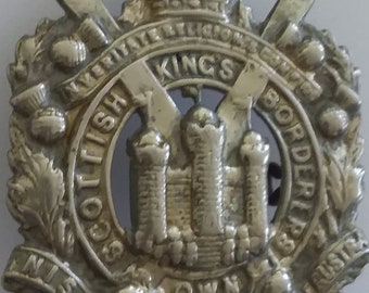 Vintage King's Own Scottish Borderers Badge (no Pin) - Etsy