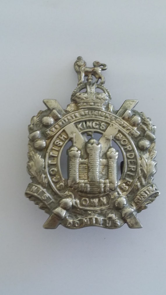 Vintage King's Own Scottish Borderers Badge (no Pin) - Etsy